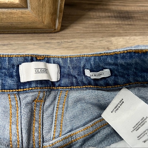 CLOSED Broken Heart High Rise Skinny Jeans Medium Wash sz 26 - Picture 5 of 8